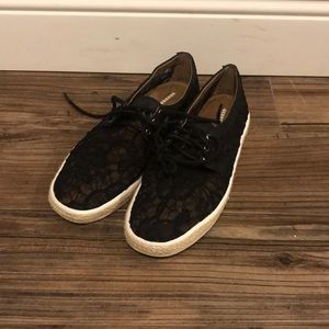 Aerosoles see through lace sneakers